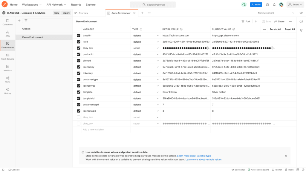 Postman Environment